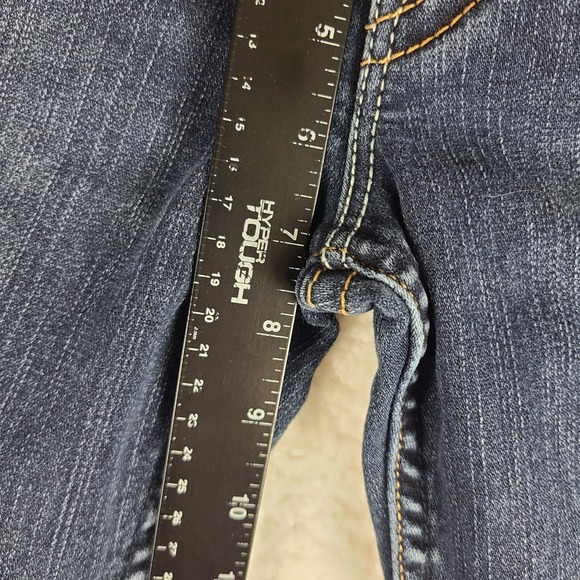 Silver Jeans Womens 29 Blue Santorini Capri Dark Wash Denim - Picture 4 of 13